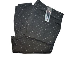 Torrid Cropped Jeans with Polka Dot Pattern